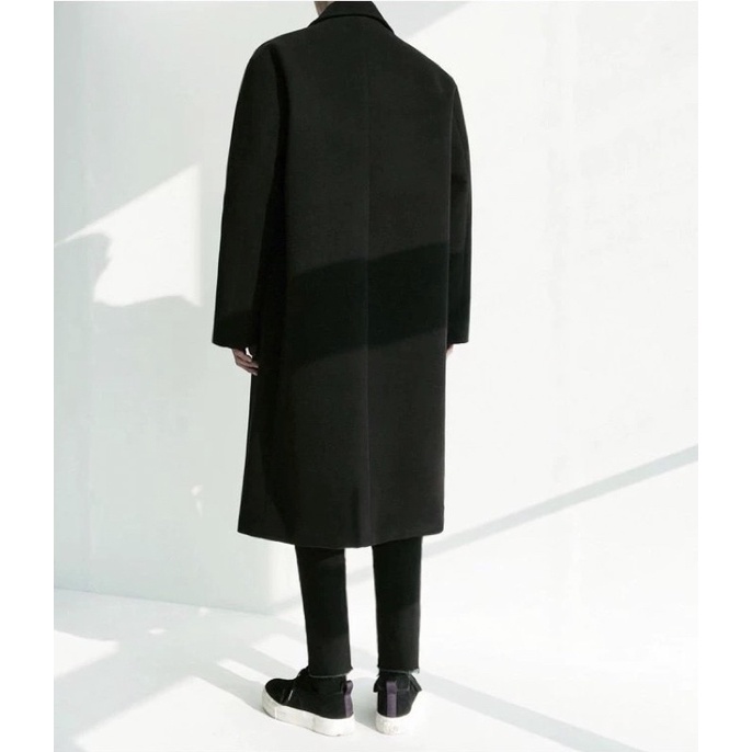 Áo khoác dạ nam dáng dài Hàn Quốc FD205 , áo măng tô form rộng
