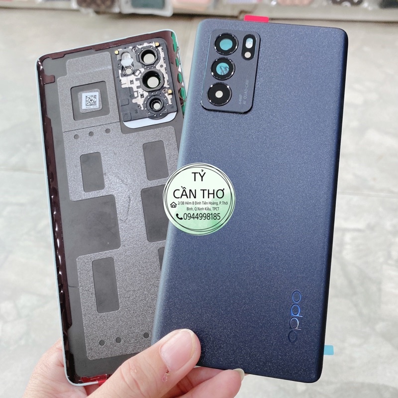 Nắp lưng , vỏ sườn Oppo Reno 6z 5g / Reno 6pro 5g zin lưng cong kèm kính camera, keo dán t7000