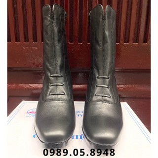 BOOT NỮ DA BÒ CAO CẤP GIÀY GHỆT NỮ MÃ 606C