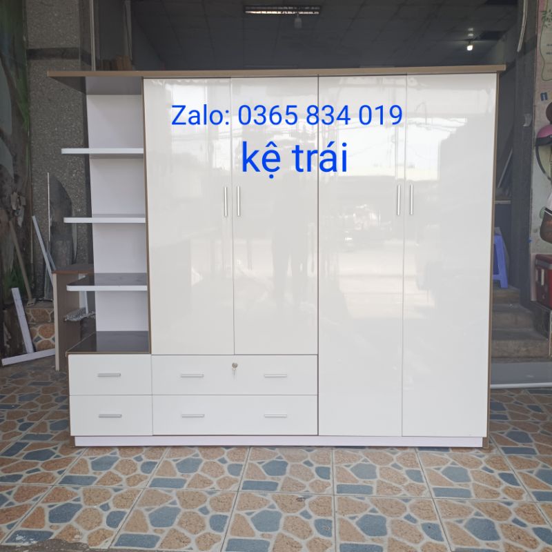 Tủ quần áo nhựa đài loan ngang 2m05 cao 1m8 sâu 48
