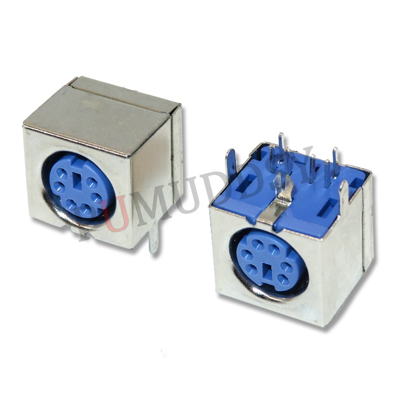 Set 10 Ổ Cắm Kết Nối Máy Chơi Game PS2 6P 6pin Màu Xanh Lá / Đen