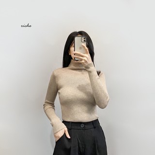 Áo len tăm cao cổ