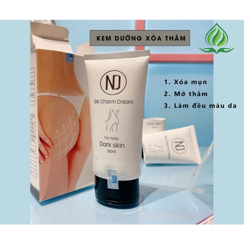 Kem Làm Sáng Da Xoá Thâm Mông - Nách - Đầu Gối - Khuỷu Tay - Bikini - Hồng nhũ hoa Be Charm Cream 6️⃣ in 1️⃣ số 1 VN