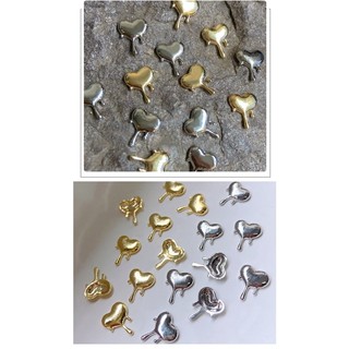 [THANH LÝ]charm Trái tim kim loại chảy