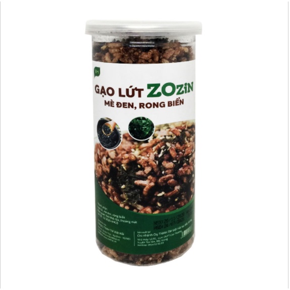 GẠO LỨT ZOZIN MÈ ĐEN, RONG BIỂN HỘP