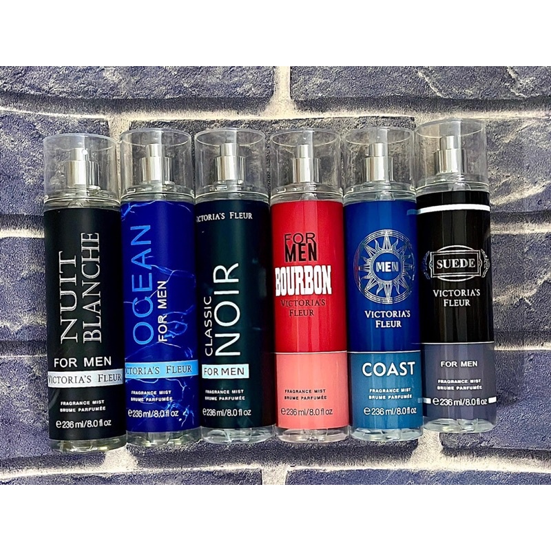 Xịt thơm toàn thân bodymist cho Nam 236ml Victoria Fleur