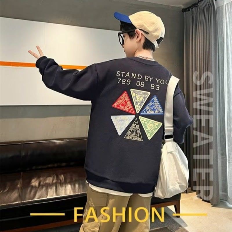 Áo Sweater Thiết Kế Mới Thời Trang Mùa Thu 2022 Dành Cho Bé Trai