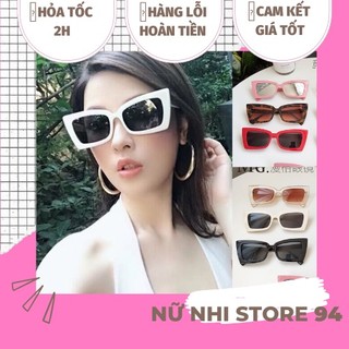Mắt kính dành cho nam nữ gọng vuông xếch phong cách Retro năng động K114
