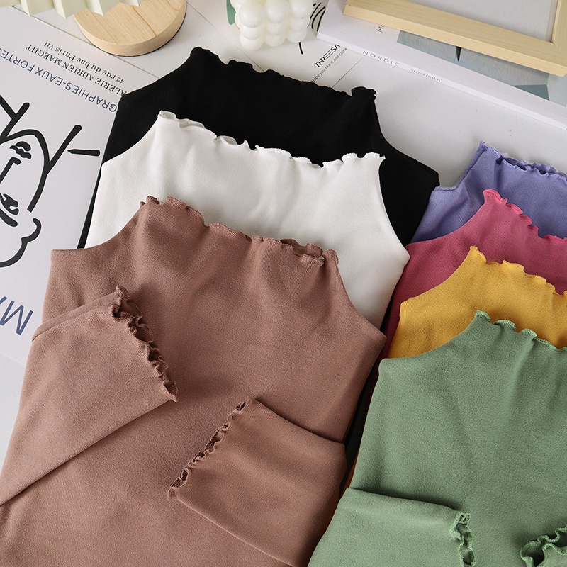 NRVP Áo Thun Nữ Dài Tay Dáng Rộng Thời Trang Hàn Quốc