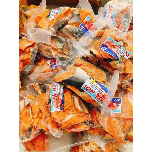 Cá hồi vụn phi lê 1kg