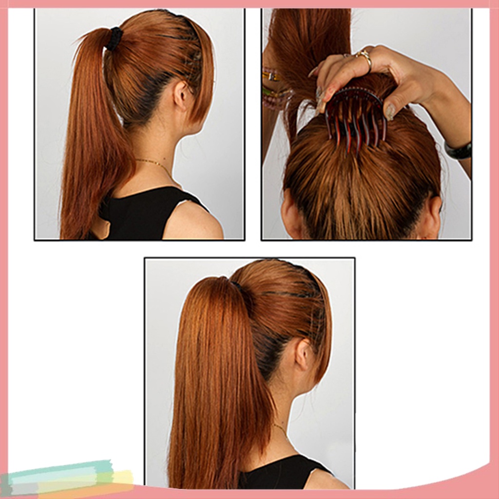 Lược Kẹp Tóc 2 Màu Tạo Kiểu Gợn Sóng Thời Trang Cho Nữ