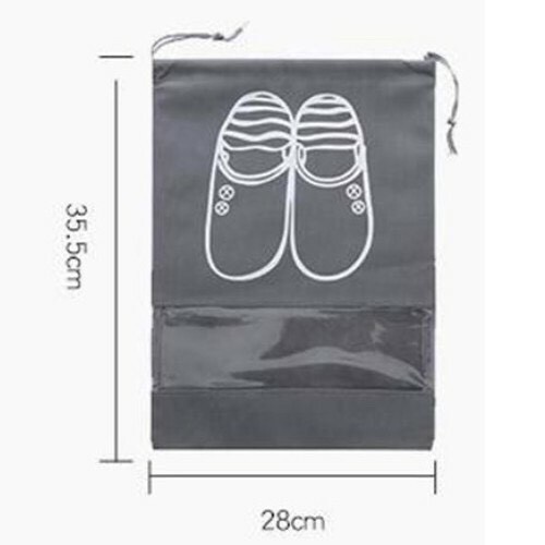 [HÀNG CÓ SẴN] Túi Đựng Giày/Dép Có Dây Rút Cho Đi Du Lịch Tiện Lợi