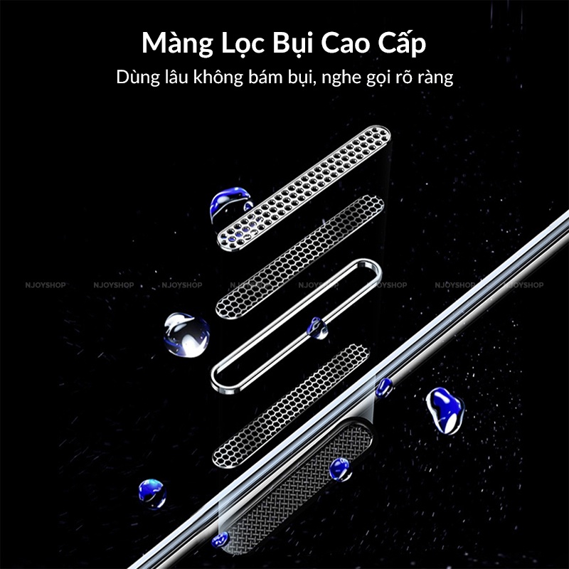 Kính Cường Lực Hỗ Trợ Khung Tự Dán Chống Bụi Bóng Khí 100% Cho Điện Thoại IP11/12/13/14 Pro Max X/Xs/Xsmax Njoyshop