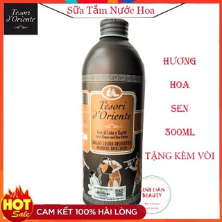 Sữa tắm hương nước hoa tesori d' oriente red dragon _hương hoa sen 500ml