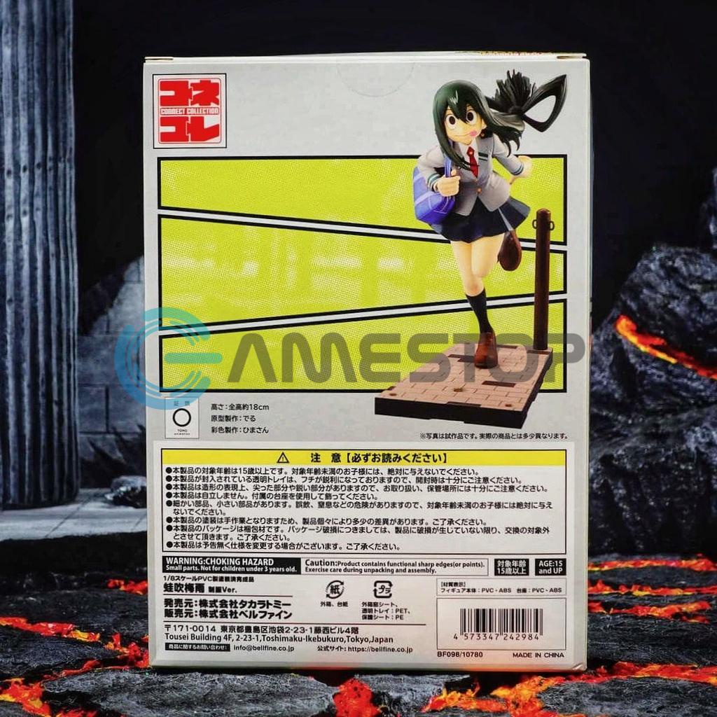 Chính hãng mô hình nhân vật tsuyu asui uniform ver dòng my hero academia 20cm 1/8 scale figure bellfine MHABF02