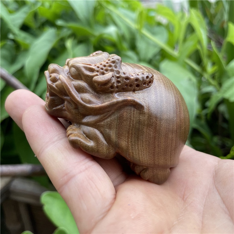 Tượng Gỗ Đàn Hương Chạm Khắc Hình Rồng / Rùa Trang Trí Nội Thất Trang Trí Nhà Dễ Thương