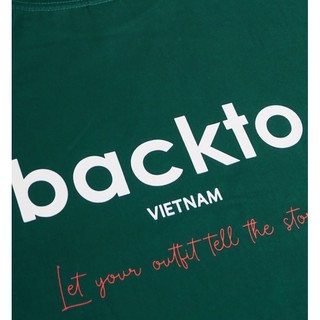 Áo thun BACKTO SIGNATURE - Dark Green
