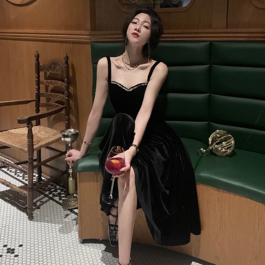 Áo Nhung Tay Dài Dáng Ôm Phong Cách Thời Trang Thu Đông 2022 Mi