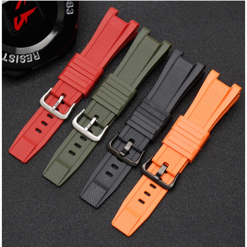 Dây Silicone Thay Thế Cho ĐồNg Hồ Casio Gst210 GST-W110 / S130 / B100 / S100G / S110 / 410 26mm