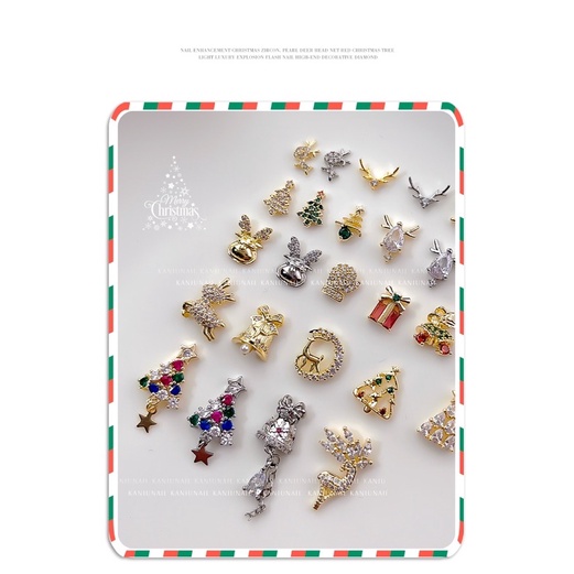 HOLIDAYNAIL Charm noel giánh sinh 2022