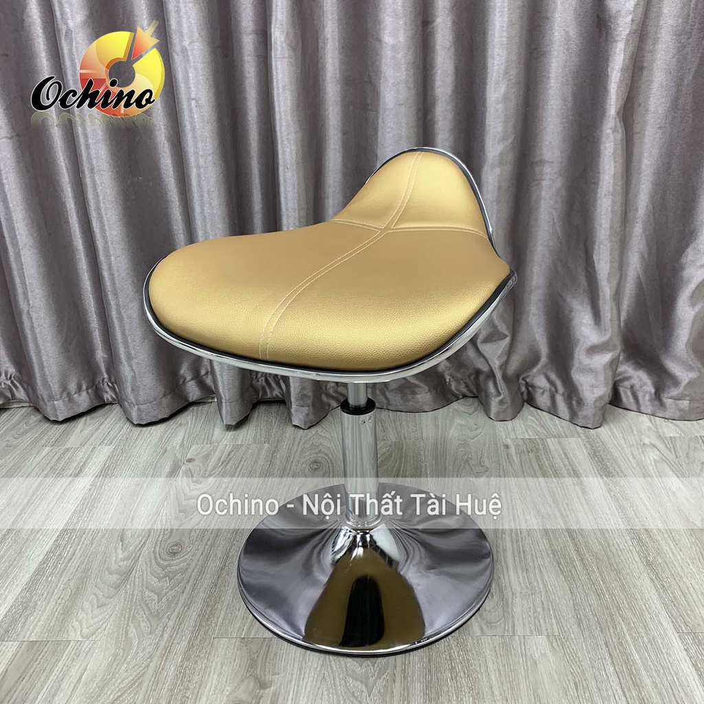 Ghế Trang Điểm Cá Nhân, Ghế Xoay Mẫu Da cá Không Tựa Cao Cấp Hiện Đại Chân Thấp 30-50 Và Xoay Được 360 Độ ( Có Sẵn)