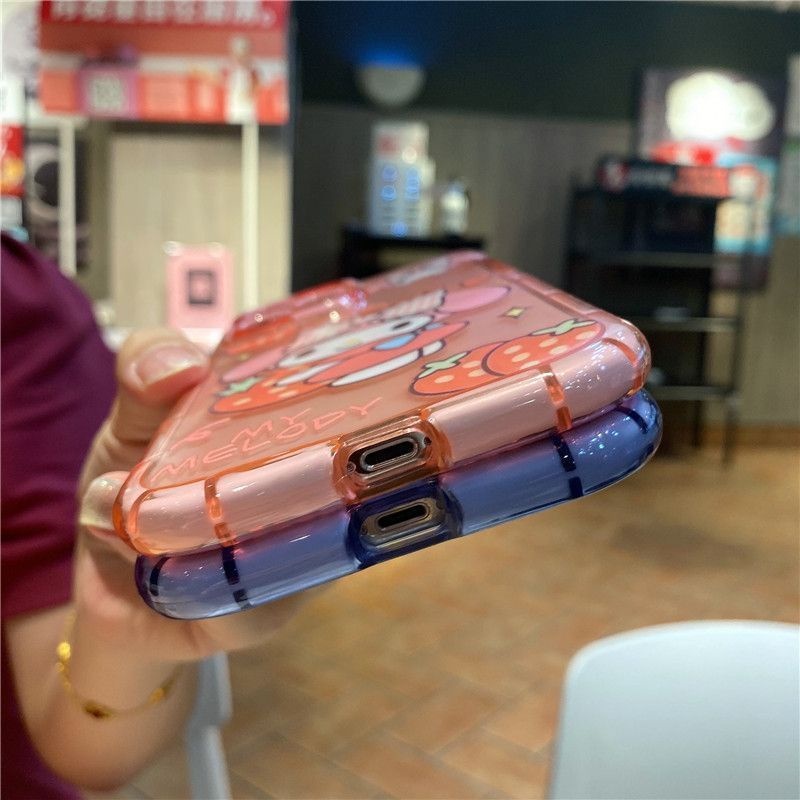 Ốp Điện Thoại Họa Tiết Melody Dạ Quang Dành Cho IPhone 12 13 4 11 Pro Max X Xs Max Xr