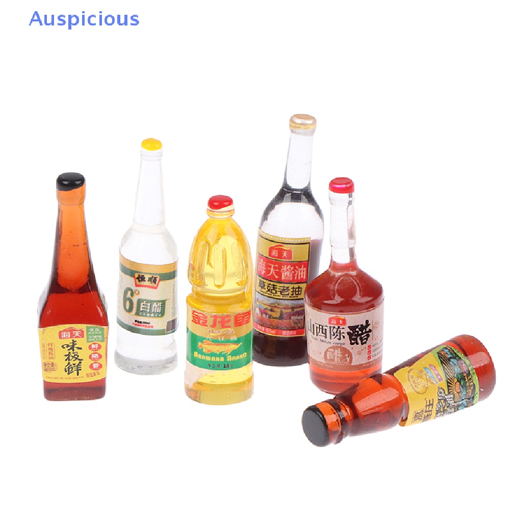 Set 6 Lọ Đựng Gia Vị Tỉ Lệ 1: 12 Trang Trí Nhà Búp Bê