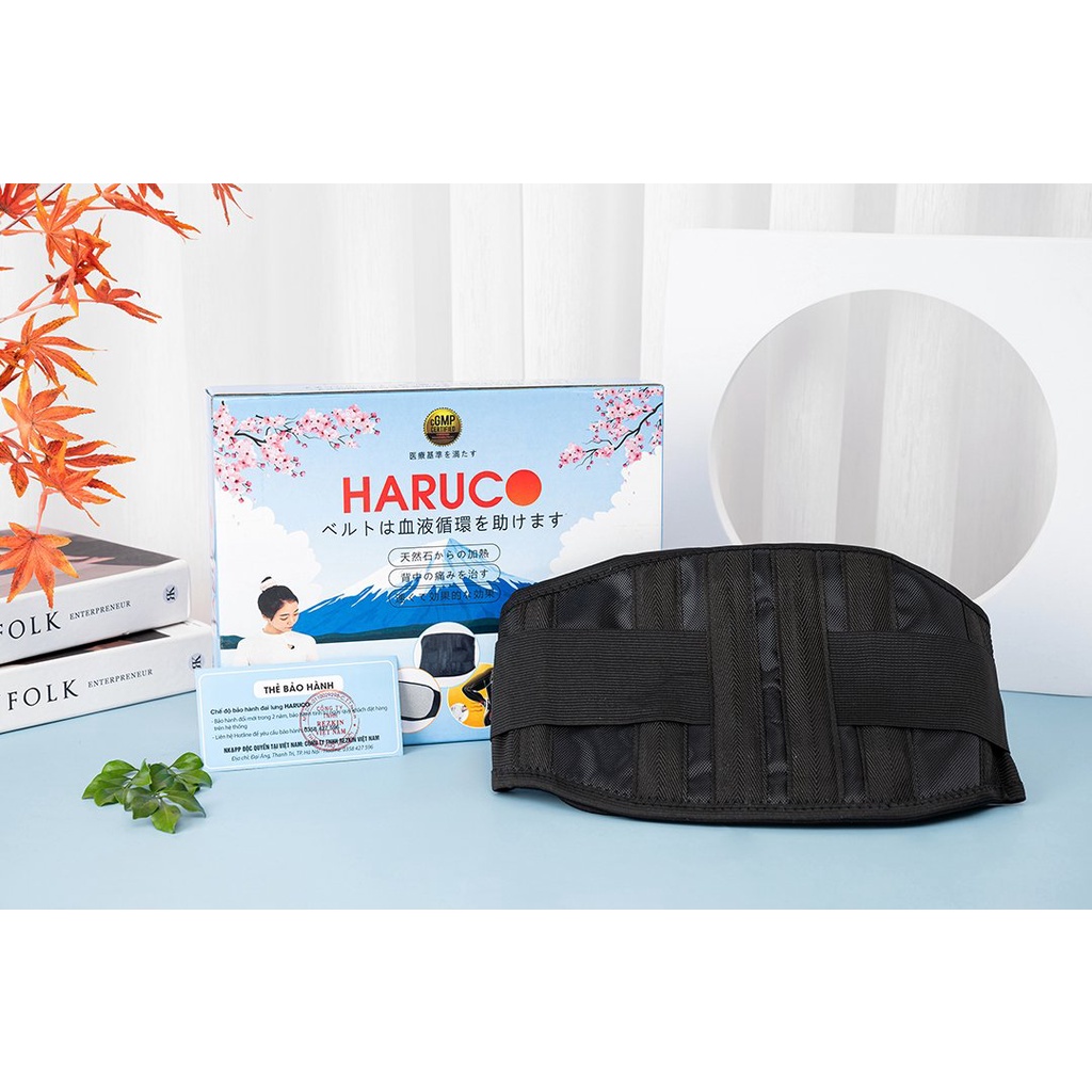 Đai Lưng Đá Nóng Haruco Giúp Giảm Đau Lưng Hiệu Quả
