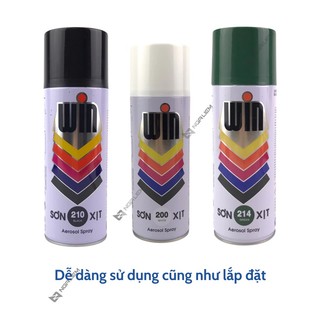 Sơn xịt WIN Spray Đủ Màu (400ml) [Hàng chính hãng nhà sản xuất]