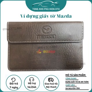 Ví đựng giấy tờ xe ô tô Mazda
