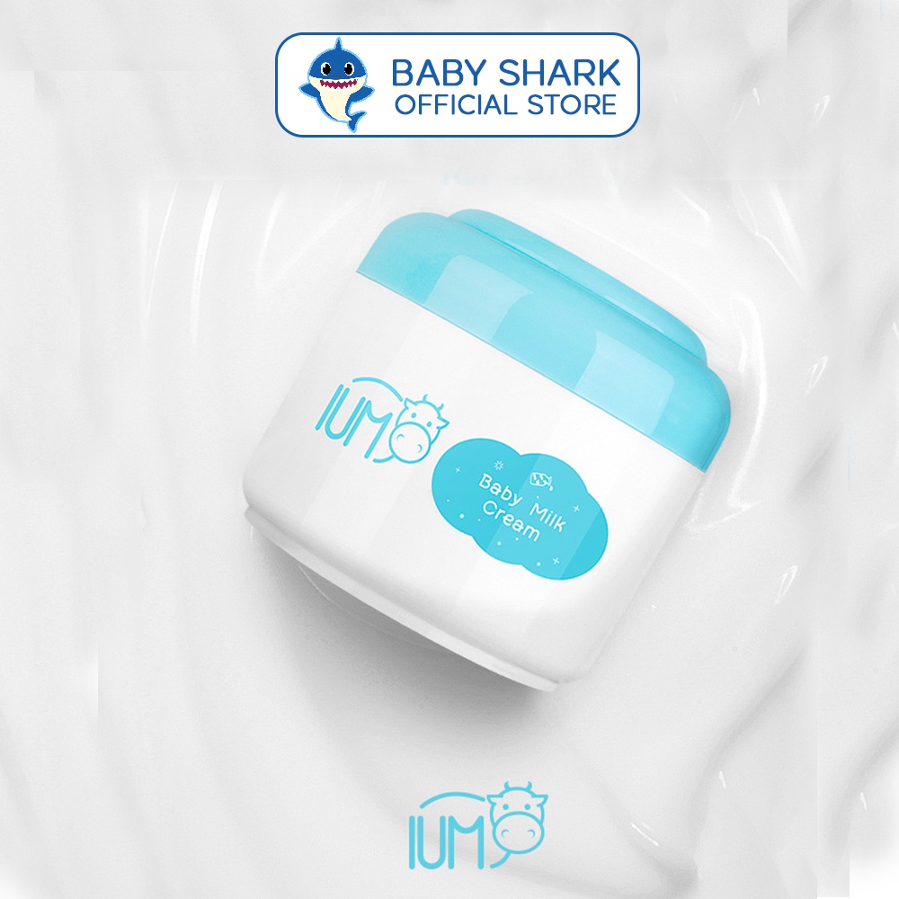 Kem Dưỡng Ẩm Cho Bé IUM Nội Địa Thái Lan 50g cho trẻ em Dưỡng Ẩm Da Mặt Chống Nẻ Baby Shark Official Store