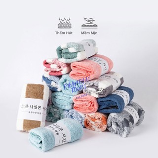 [Hàng dày] Khăn mặt lông cừu xuất Hàn, đa năng lau mọi thứ - 50x30cm (42g) #khanmat