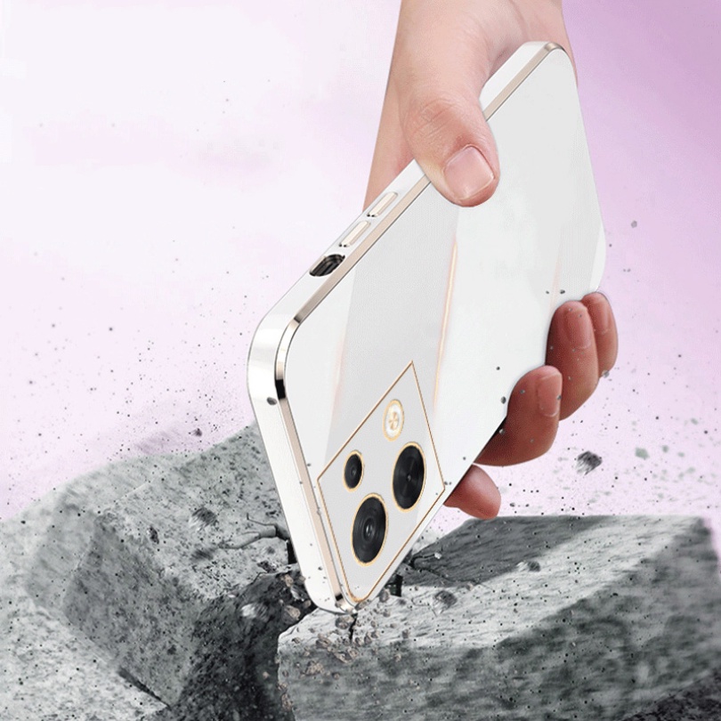 Ốp Điện Thoại Silicon Dẻo Tráng Gương Sang Trọng Cho OPPO Reno 8 7 Pro 8 7 Lite 8 8Z 7Z