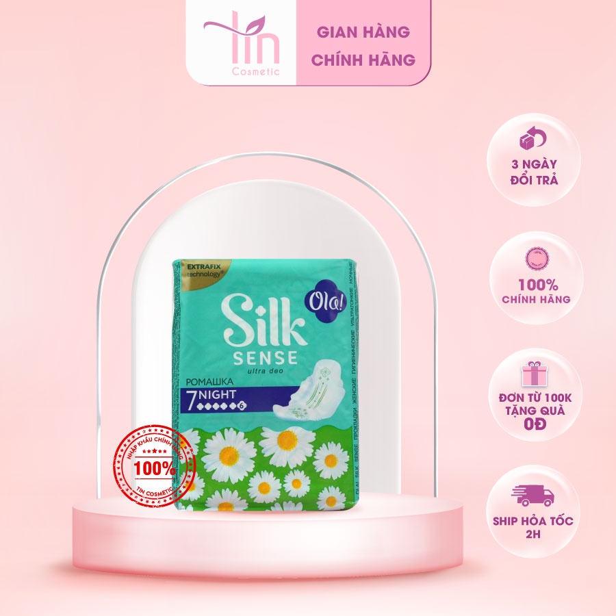 Băng vệ sinh Ola Ultra siêu thấm hương hoa cúc (Có cánh)