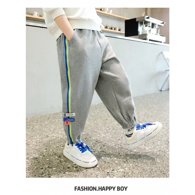 Quần Dài Thể Thao Phong Cách Đường Phố Thời Trang Mùa Thu Cho Bé Trai