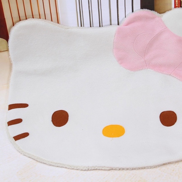 Thảm Kitty thảm chùi chân Hello Kitty siêu xinh kích thước 77cm x 88cm KT039