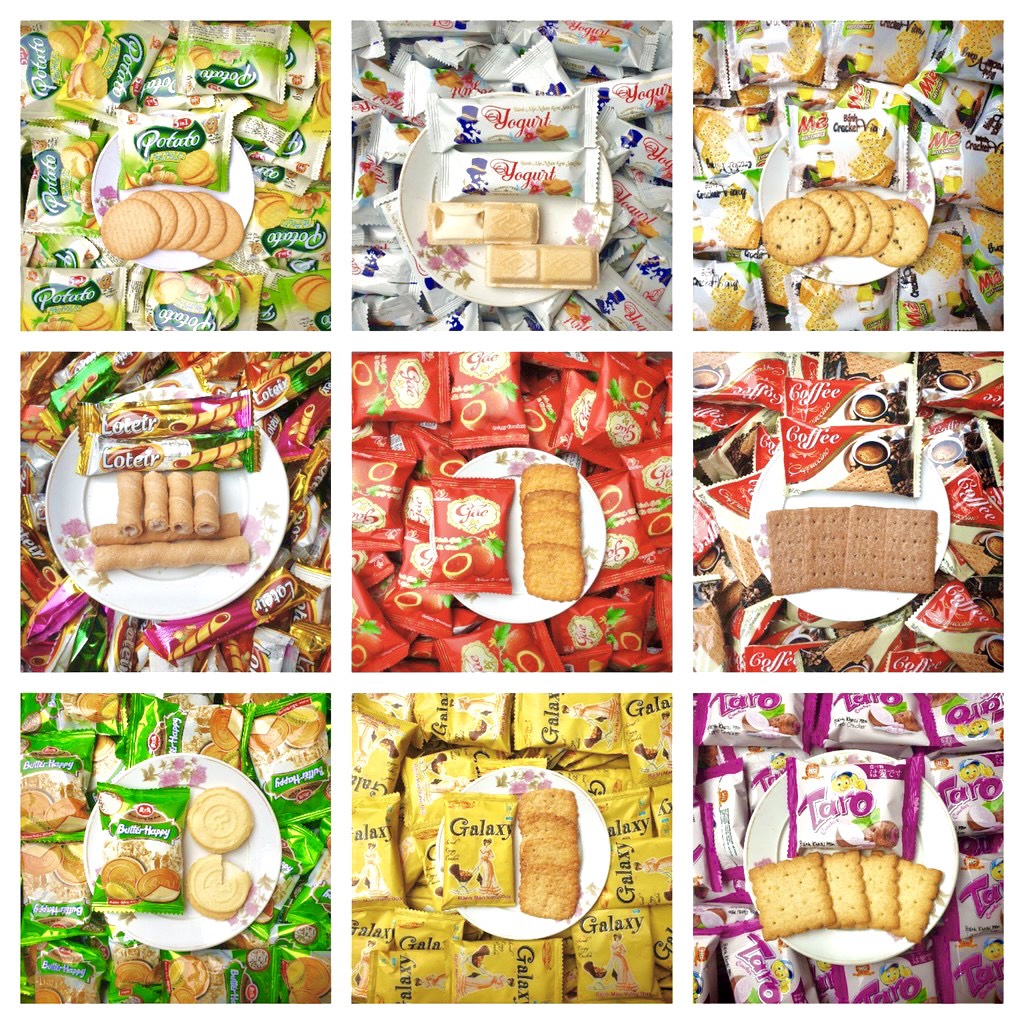 Bánh Quy Cân/ Bánh Kem Cân Đủ Loại ( Bánh Cân Túi 500G )