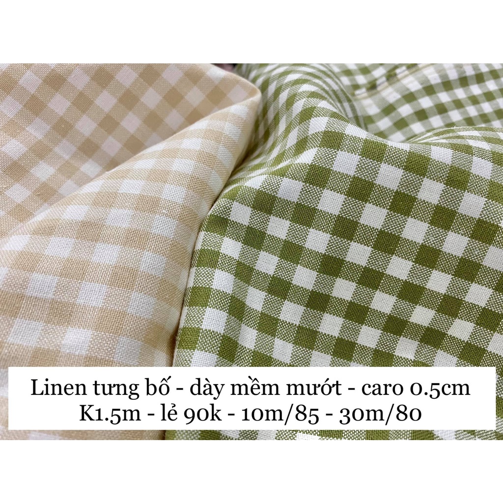 [Vaihoa2015] Vải Linen Tưng Bố Dày <LOẠI 1>