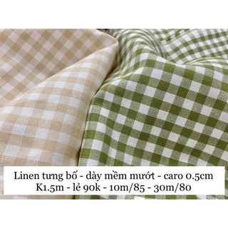 Vải linen tưng bố dày