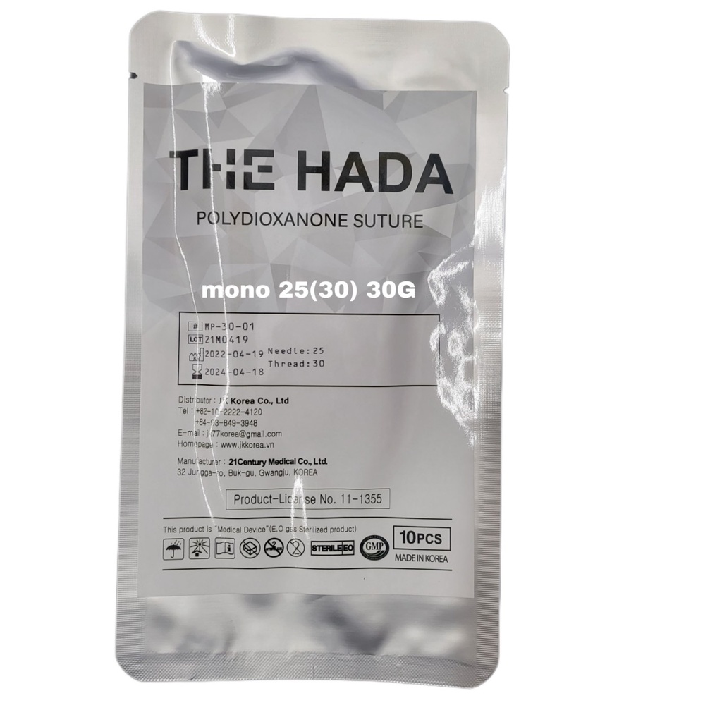 chỉ thẩm mỹ ,chỉ căng da 10 sợi Biomeyisun - TheHada , MONO 38mm- 30G ,MONO 25mm-30G xóa nhăn ,hàng cao cấp