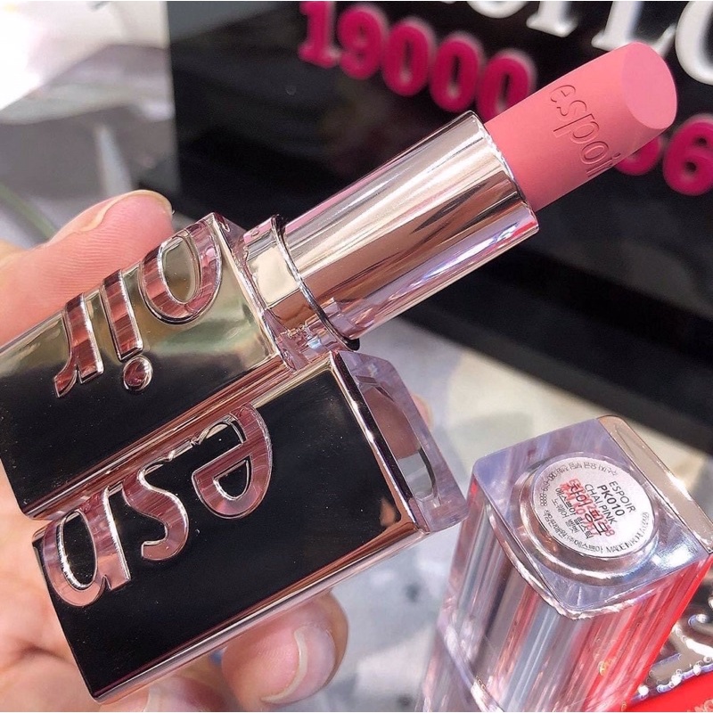 Son Thỏi Lì Hàn Quốc - Mịn Mượt Nhẹ Môi Espoir Lipstick Nowear Velvet - PK10 Chai Pink