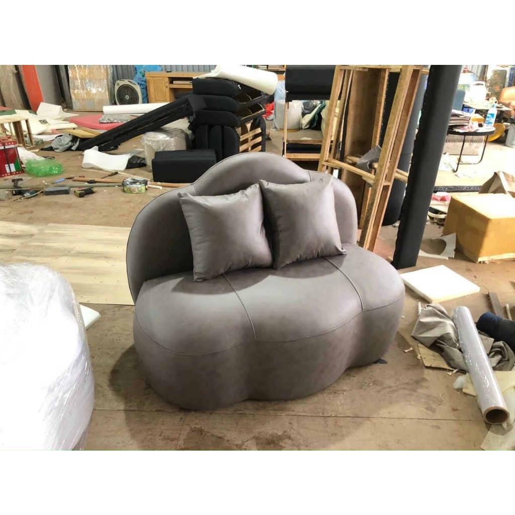 Ghế Sofa Decoe ⚡ SIÊU KHUYẾN MÃI ⚡ Sofa Hình Đám Mây Vải Nỉ Lông Cừu Cực Xinh