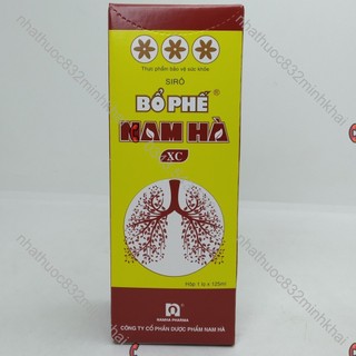 Siro Bổ phế Nam Hà XC chai 125ml - Giúp giảm ho, giảm đờm, giảm đau rát họng, khản tiếng