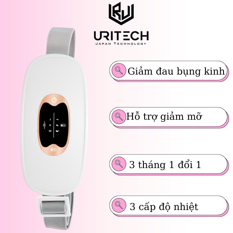 Máy Massage Làm Ấm Bụng Đai Đeo Giảm Đau Bụng Kinh Nguyệt, Làm Ấm Tử Cung Cho Phụ Nữ Đến Kì bảo hành 12 tháng