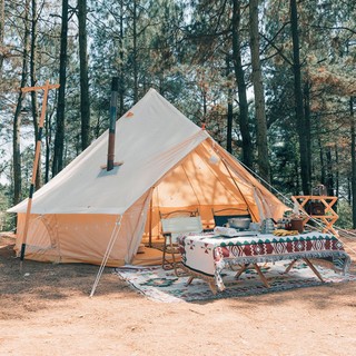 Lều Mông Cổ lều Glamping cao cấp Moutainhiker dã ngoại lều cắm trại sang trọng cho 4-8 người Hàng Chính Hãng