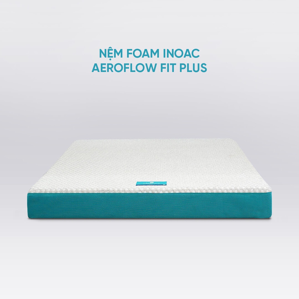 Nệm Memory Foam Aeroflow Fit Plus cao cấp siêu mềm mại, giúp ngủ sâu phân phối bởi Vua Nệm