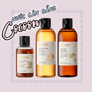 (TL HSD 28/12/2024) Nước hoa hồng Rose Water Toner, Nước bí đao cân bằng da Cocoon Winter Melon Toner