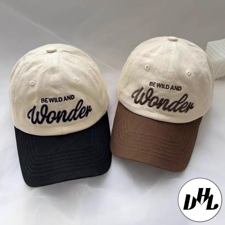 Nón kết, mũ lưỡi trai Wonder vải Kaki Form đẹp cá tính (Ảnh thật)