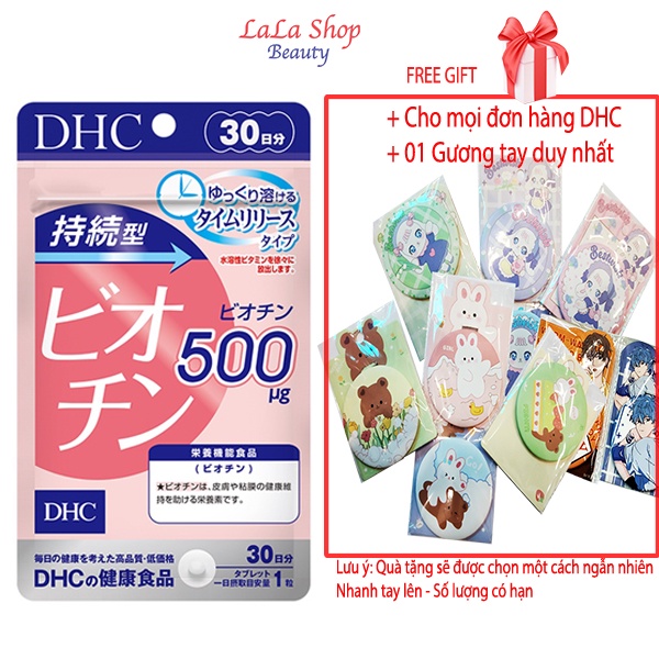 Viên Uống DHC Biotin Ngăn Rụng Tóc Sustained Release Biotin 30 Ngày (30 viên)