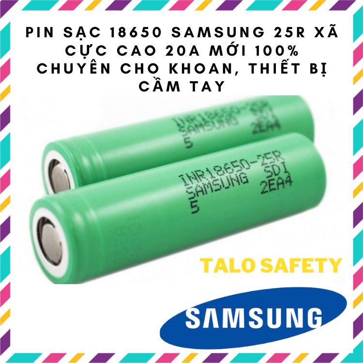 Pin Sạc18650 Samsung 25R 18650 3.7v